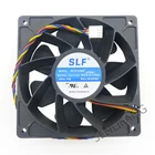 Оригинальный SLF SG121238BS DC 12V 2.1A 6200 обмин S7 S9 T9 L3 BTC ETH Майнинг вентилятор с двойным шарикоподшипником 120*120*38 мм