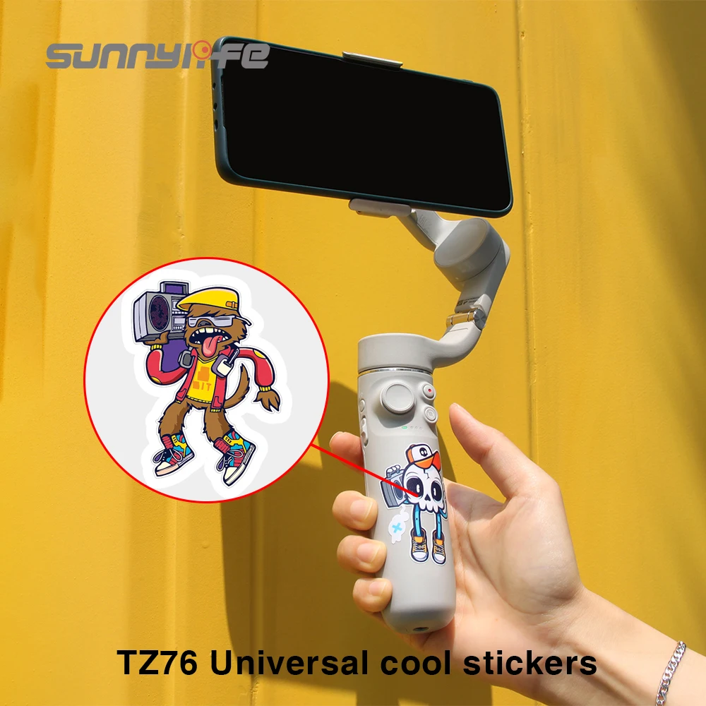 

Sunnylife TZ76 Universal Cool Stickers Eye-Catching Trendy Sticker For Drone/phone/iPad Camera Accessories Removable PVC Sticker