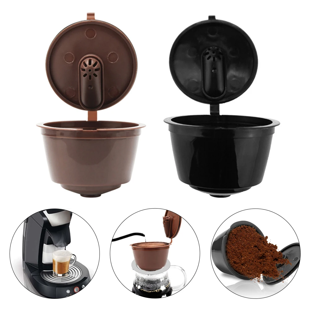 

2/3pcs Coffee Machine Reusable Capsule Coffee Cup Filter For Nescafe Refillable Coffee Cup Holder Pod Strainer for Dolce Gusto