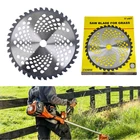 Наконечник лезвия пилы для триммера 230 мм, резак для газонокосилки, Сменное полотно для циркулярной пилы для резки травы, деревьев, лезвие для триммера