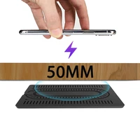 50MM Long Distance Hide Wireless Charger Pad Stealth Desktop Table Fast Air Charging For iPhone Pro Max Samsung S21 S20