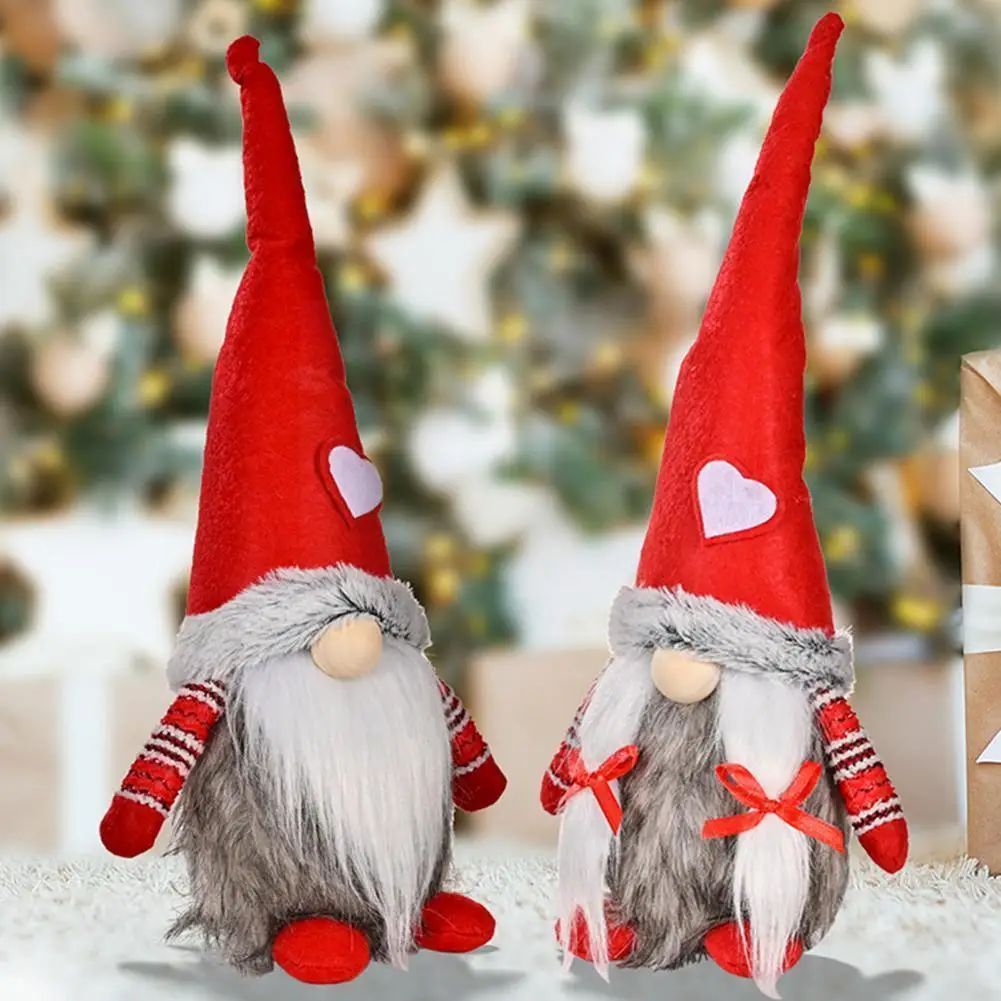 

2021 новый продукт, Рождественское украшение, рождественское белое украшение, Рождественский карлик, любовь, стоящая Новогодняя кукла, подар...