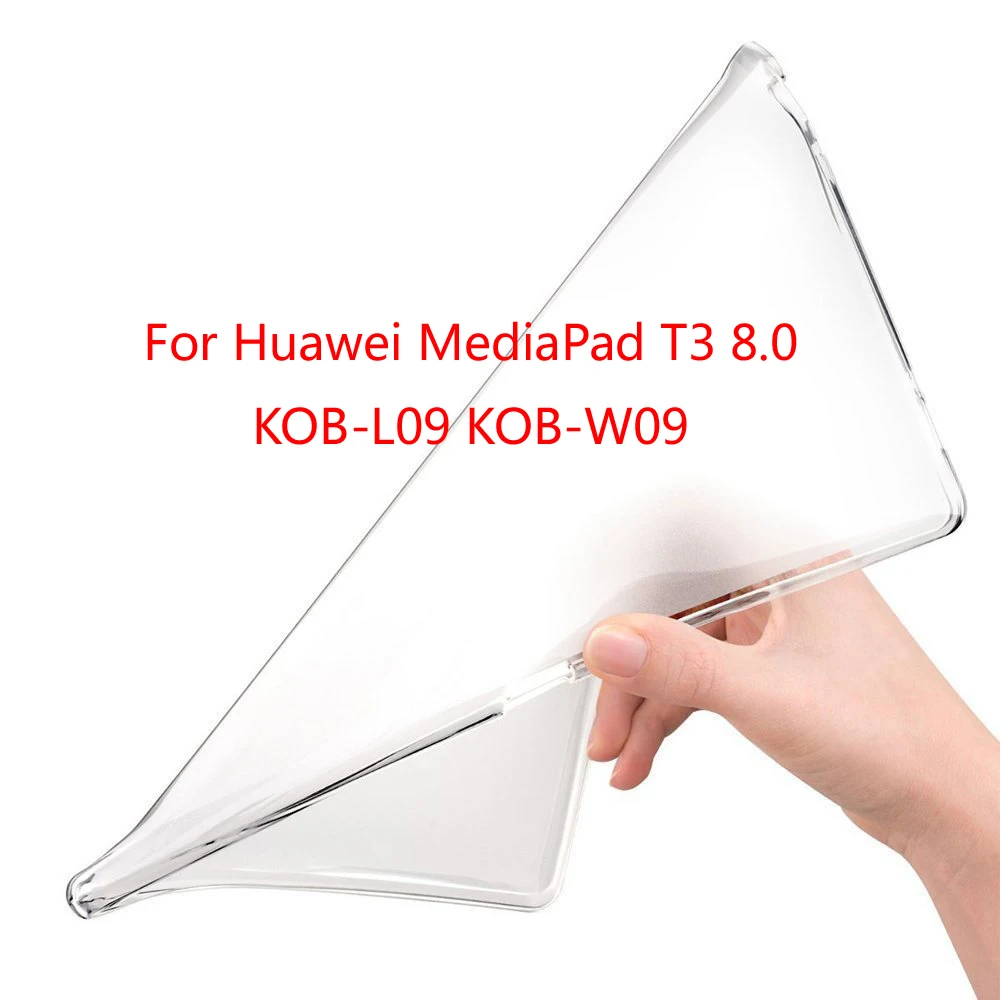 Чехол для Huawei Tablet Mediapad T3 8 10 KOB L09 W09/L03 Ультратонкий Прозрачный чехол mediapad t3 10|Чехлы