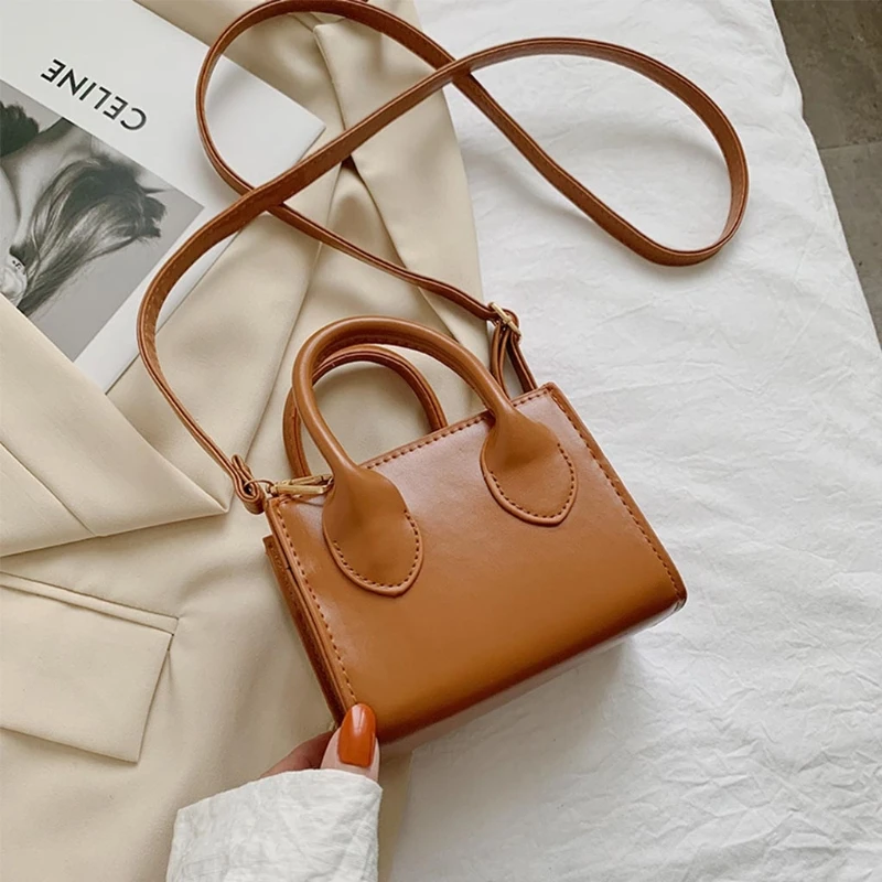 Мини-клатч в стиле ретро сумки-мессенджеры винтажные квадратные Сумки из