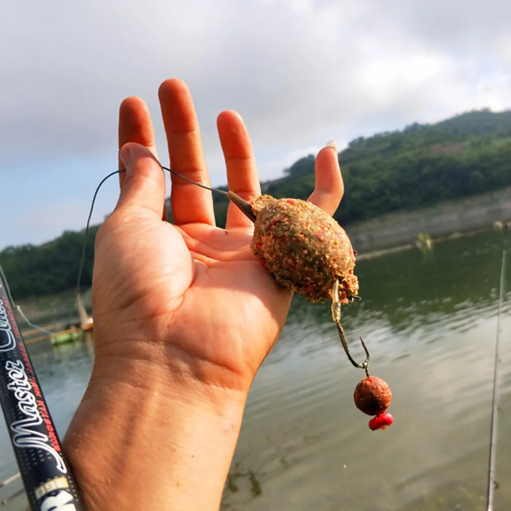 

Carp Fishing Inline Method Feeders Set 3Pcs Feeders 30/50g Quick Release Moulds Fishing Bait Moulding Cap Outdoor Tackle Pesca