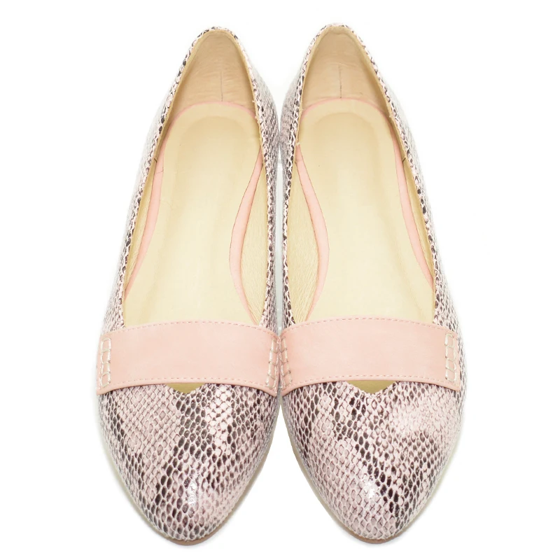 Sandiex/туфли на плоской подошве с острым носком Слипоны подошве|Обувь без каблука| |