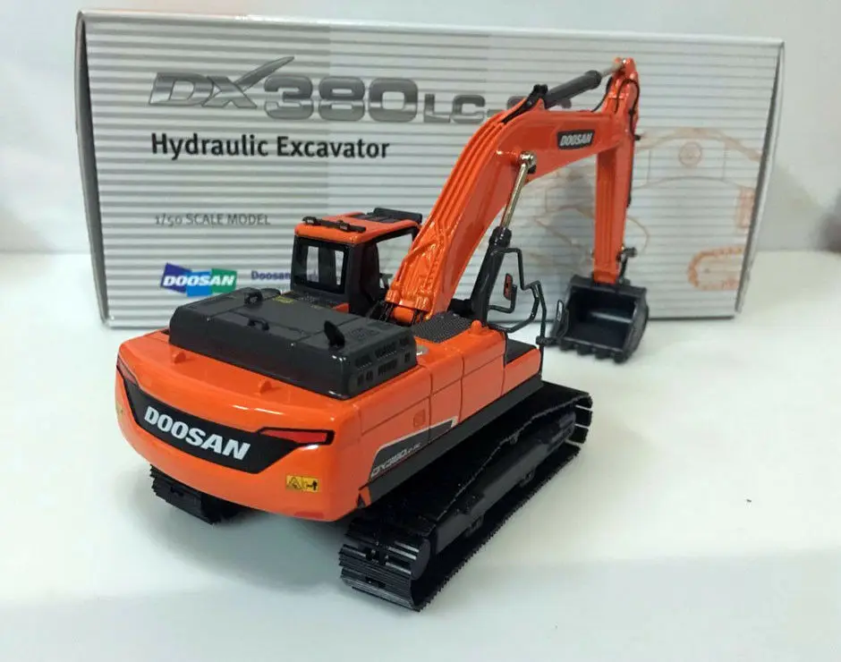 1/50 Doosan DX380LC-9C гидравлический экскаватор Масштаб литье под давлением подарки