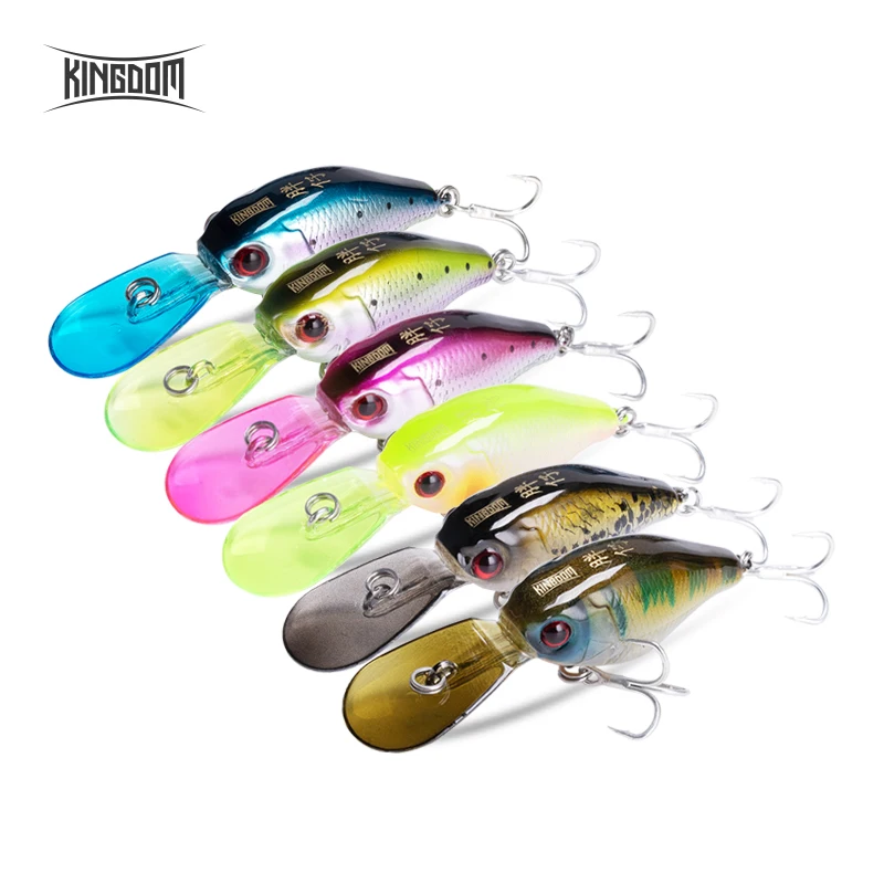 Наживка для рыбы Kingdom Crankbait Isca искусственная Jerakbait медленная погружение 50 мм