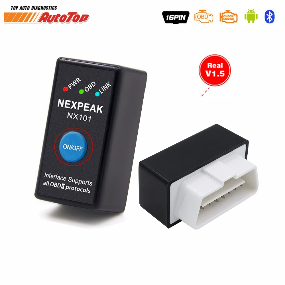 OBD2 EML327 V1.5 автомобильный диагностический инструмент Мини Bluetooth адаптер ELM327 OBDII автоматический диагностический инструмент автомобильный диагностический сканер для Android
