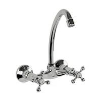 diplon st03165 basin faucet kitchen wall mounted dual handle mixer water tap