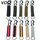 VOQ многофункциональная открывалка для бутылок брелок с зонтиком, шнур, плетеные брелки, кнопка лобстер, портативные уличные украшения