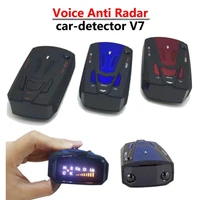 hot sale 1x dc 12v electronic dog detector detection devices v7 english russian speedometer mobile speed radar detect protect