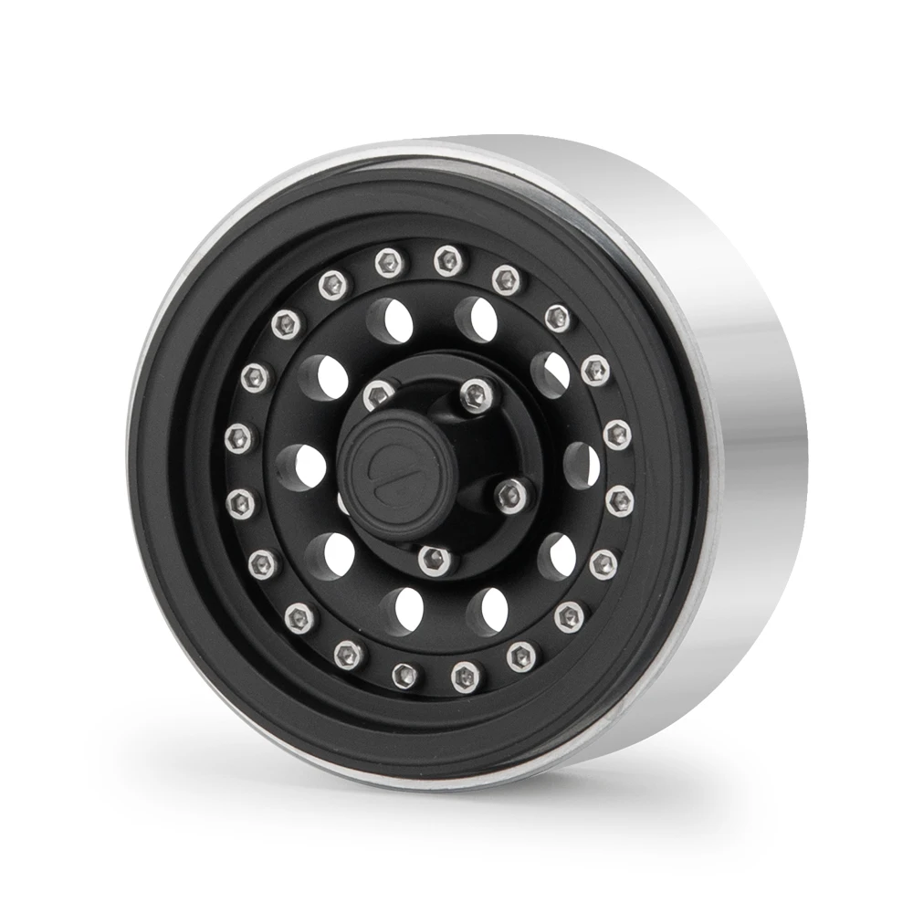 Black 1pcs AXSPEED 4 шт. Beadlock Колесные диски 1,9 дюймов#57 для 1/10 SCX10 часть автомобильных аксессуаров - Цвет: Black 1pcs
