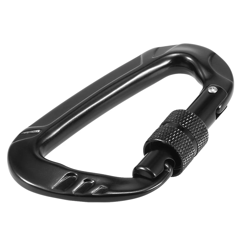 4 шт. 12KN сверхмощный карабин для скалолазания стальной пружинный зажим гамак EDC