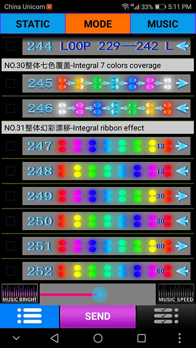 Светодиодный SPI Wifi контроллер подключения; 2048 пикселей светодиодный цифровой адресный контроллер; dream color регулятор линейного светильника с микрофоном