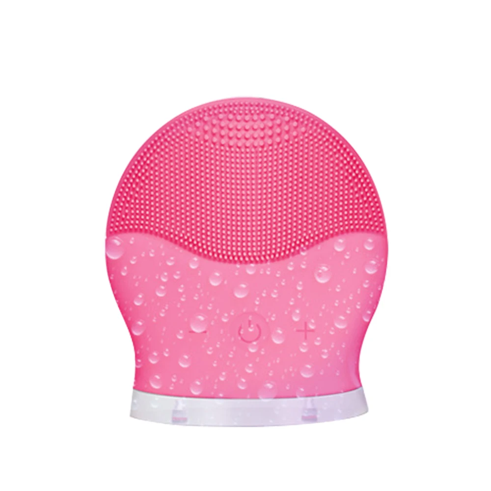 Электрическая ультра звуковая Очищающая щетка для лица силиконовый массажер sonic