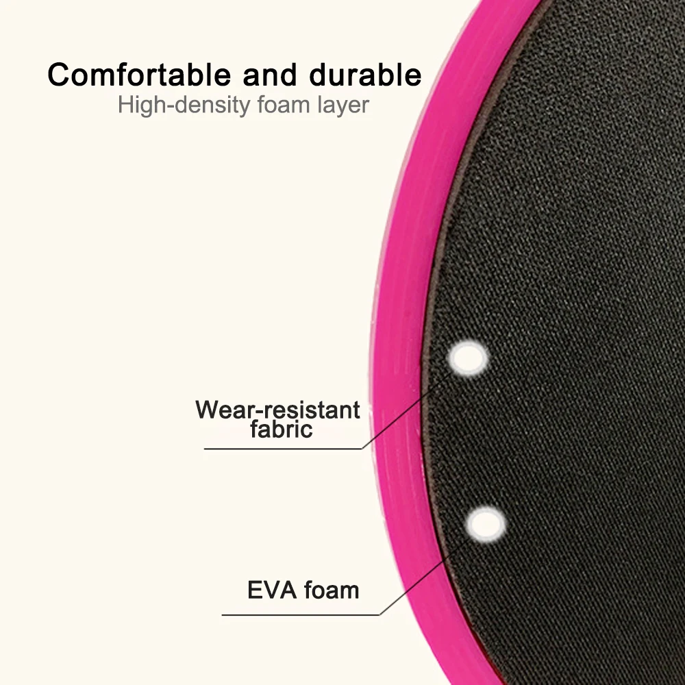 2 шт. скользящие диски слайдер Фитнес диск упражнение сдвижная пластина пресса Core