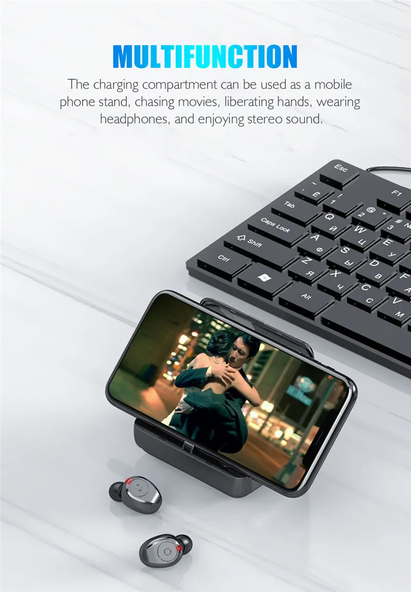 TWS Bluetooth 5,0 наушники настоящие беспроводные наушники HiFi Звук Спорт mi Air Dots Pro Handsfree водонепроницаемые Airdots для Xiao mi Red mi