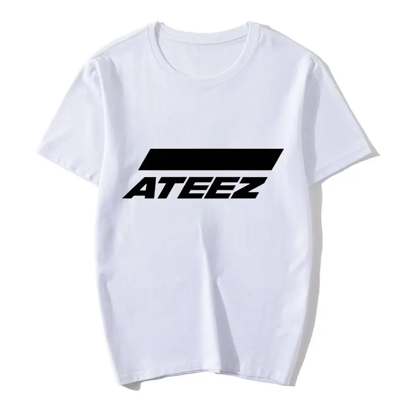 

Ateez Kpop T Shirt Women Top Graphic Female Tees For Tshirt Funny basic T-shirt Korean Style Harajuku Ulzzang Vintage Aesthetic