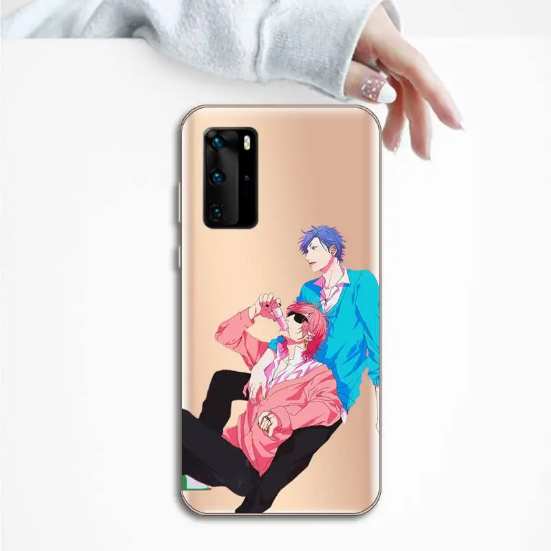 

Yarichin bitch Club Anime Phone Case Transparent for Huawei P20 P30 P40 honor 8 10i P smart 2019 Samsung A71 A21S S10 20 plus