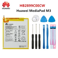 hua wei 100 orginal hb2899c0ecw 5100mah tablet battery for huawei mediapad m3 8 4 btv w09 btv dl09 sht al09 sht w09 tools