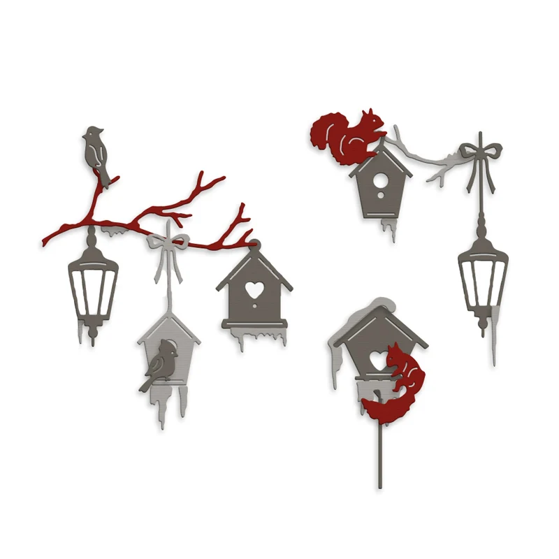 

Brunch Bird's Nest Squirrel Owl Cutting Dies Scrapbooking Card Album Making DIY Crafts Stencil Supplies New 2020