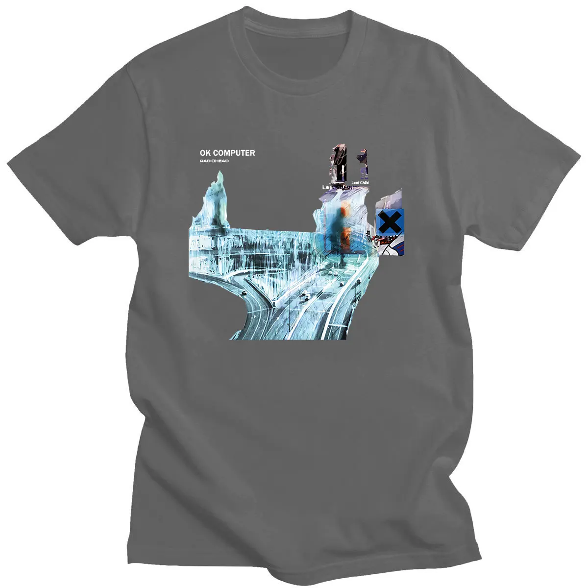 Популярная стильная футболка Радио голова Ok компьютер Cd Lp виниловый постер в