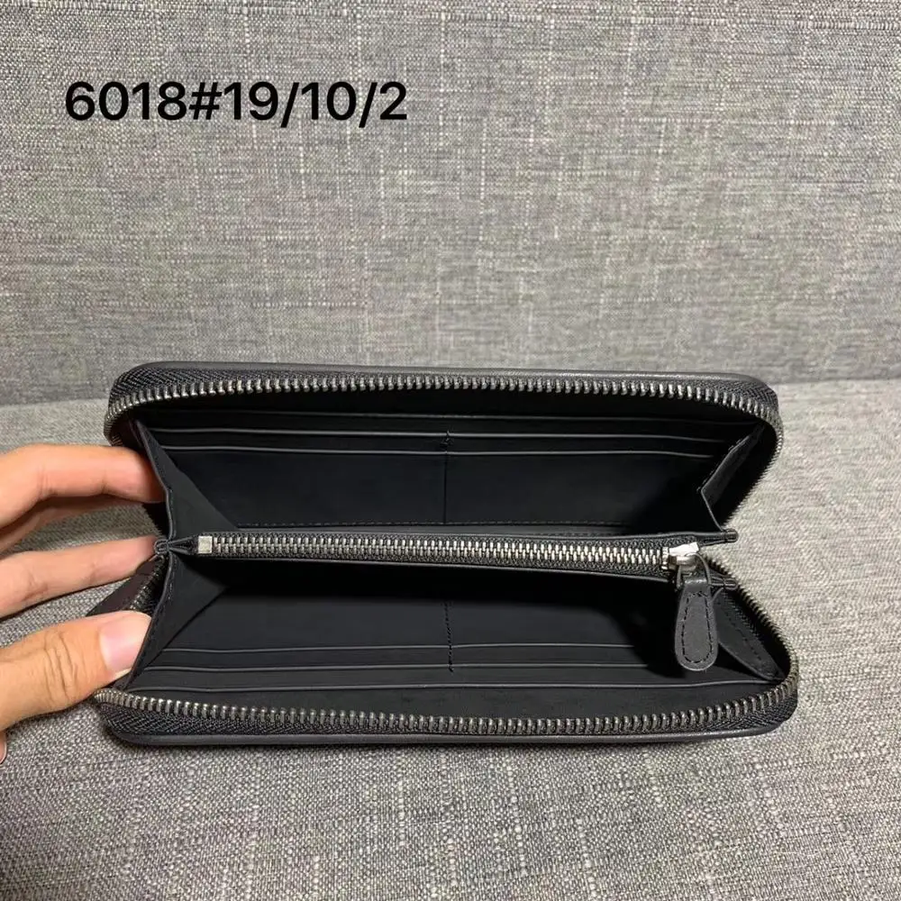 Зажим для кошелька мужской и женский стиль Плетеный вручную Длинный кошелек с