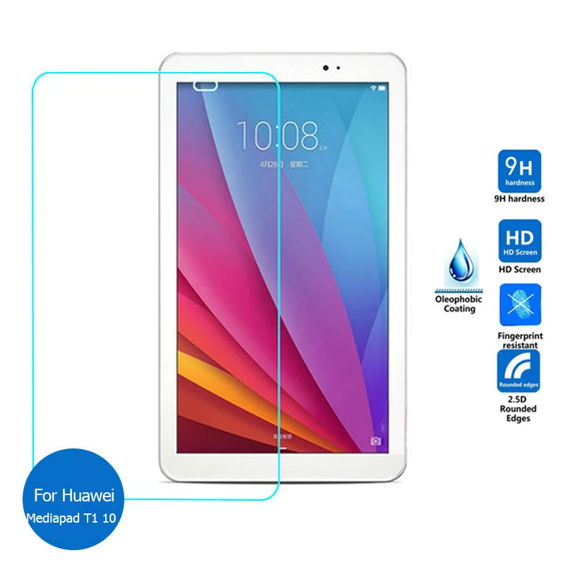 Закаленное стекло 9H для Huawei MediaPad T1 10 T1-A21W Защита экрана 9 6 дюйма T1-A21L T1-A23L Honor Note