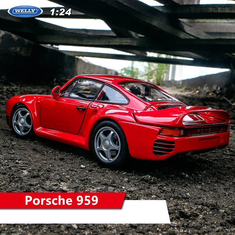 959 Welly 1:24 Porsche 918 модель автомобиля из сплава Модель автомобиля украшение автомобиля коллекция Подарочная игрушка Литье под давлением модель игрушка для мальчиков - Цвет: 959