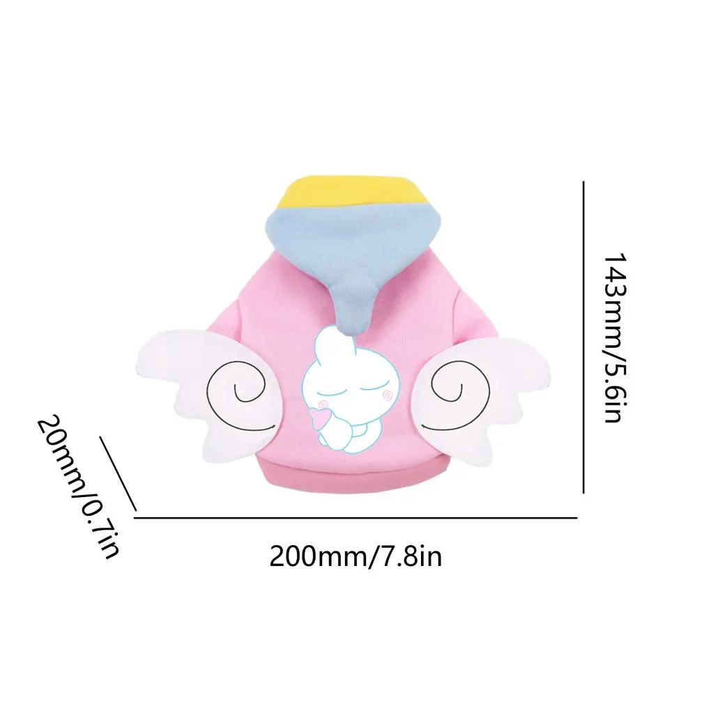 

New 2021 Pet Dog Creative Feeding Bottle Wings Dog Clothes Pet Clothes Supplies Funny Party Cosplay Clothing Costume Sweater
