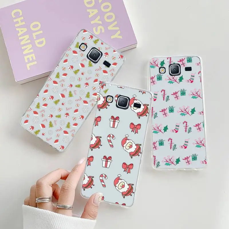 

Christmas design pattern Phone Case Transparent For Samsung Galaxy S Note 8 9 11 20 10 Pro E LITE P Plus A81