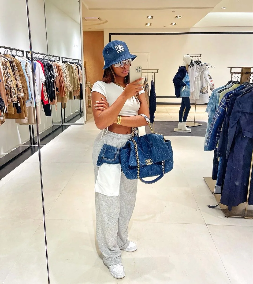 

Donsignet Women Pants High Waist Solid Color Splicing Straight Pants for Women Ffashion Patchwork Pockets Casual Pants Women