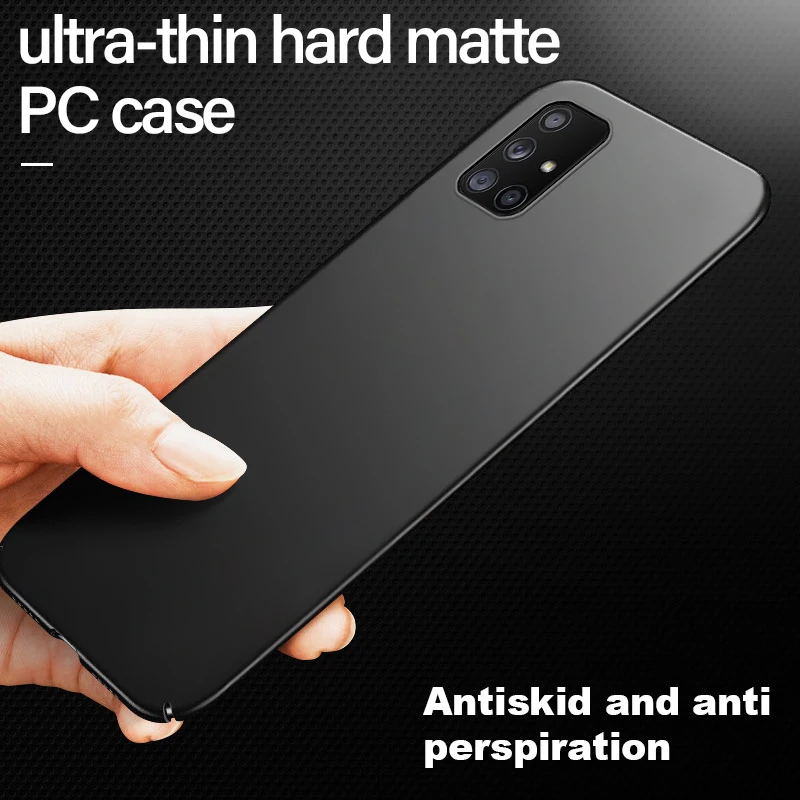 

Ultra-thin Hard Matte PC Phone Case For Samsung Galaxy Note 20 10 9 8 S23 S22 S21 S20 S10 S9 Plus A32 A52 Luxury Frosted Cover