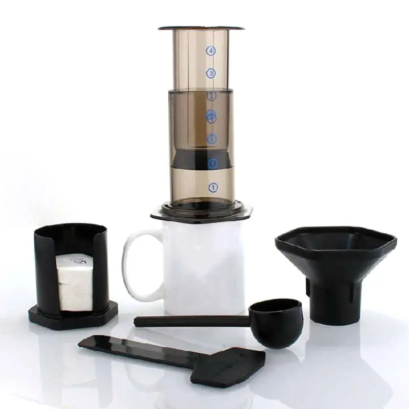 

Portable Coffee and Espresso Maker - Coffee Press French Cafecofee Pot - 1 to 3 Cups Per Pressing