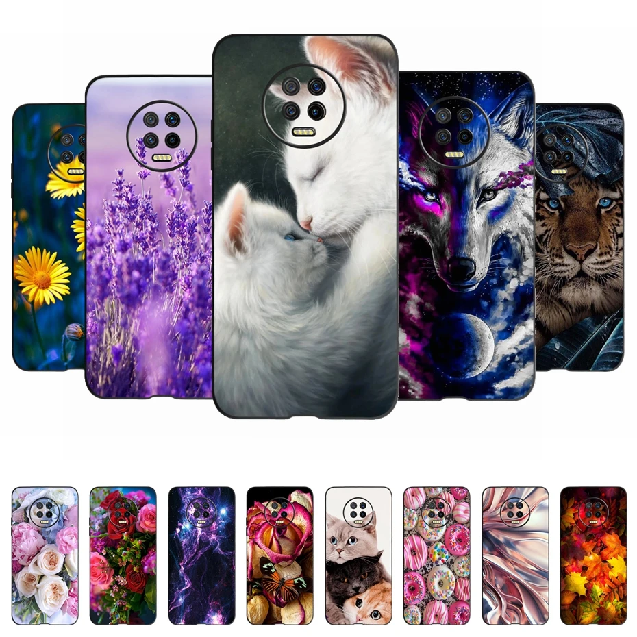 Чехол для Infinix Note 7 X690 чехол телефона Silicon Cute Back Cover For Infinx Lite X656 Case Note7 мягкий черный