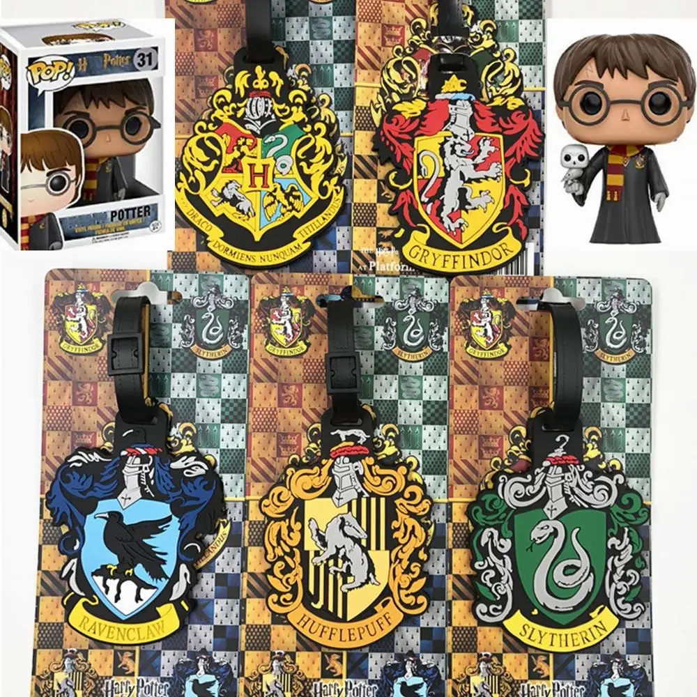 Harri Potter Платформа 9 3/4 Хогвартс Гриффиндор Слизерин Ravenclaw Hufflepuff багаж