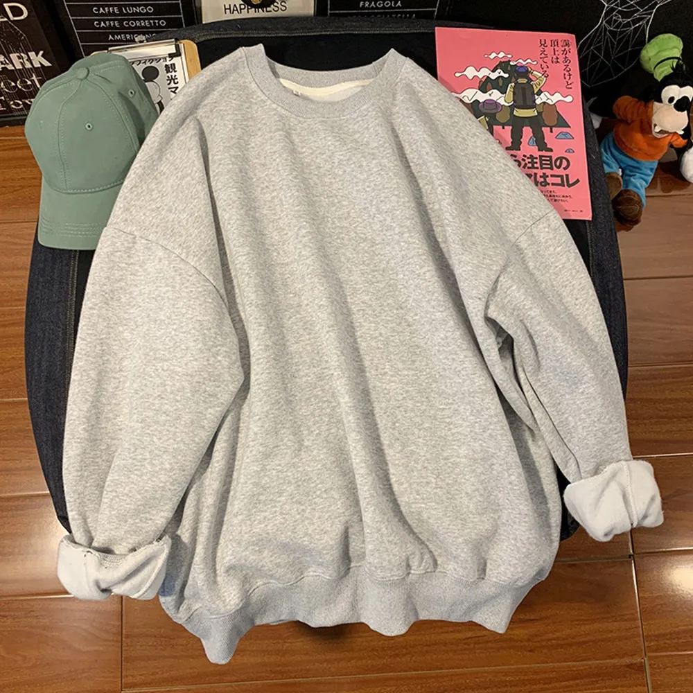 

Fashion Brand Men's Hoodies Sweatshirt 2021 Spring Autumn Casual Korean Hoodies Sweatshirts Solid Color Harajuku Male Tee Tops