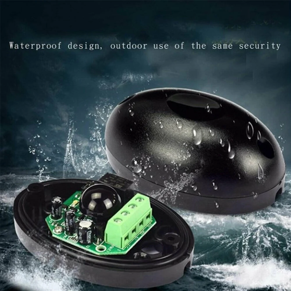 

Beam Photoelectric Waterproof Durable Black Single Alarm Barrier Sensor Window Home Security Infrared Detector Plastic Door