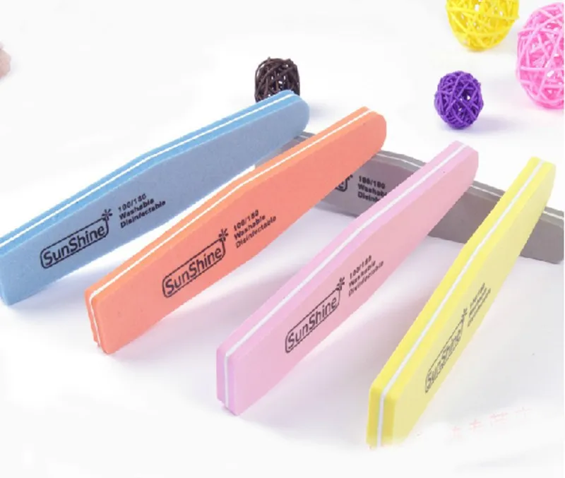 6 шт./партия профессиональная пилка для ногтей буфера долговременный Кристальный