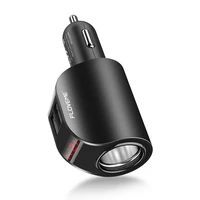 quick charge 3 0 2usb cigarette lighter car charger for iphone huawei xiaomi qc3 0 automatic power adapter fast car charging