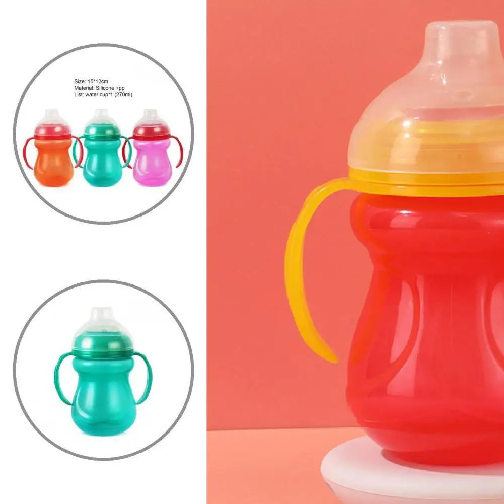 

Универсальная Экологически чистая Детская Бутылочка для воды объемом 270 мл, материалы пищевого класса, рандомная защита от пыли для малышей