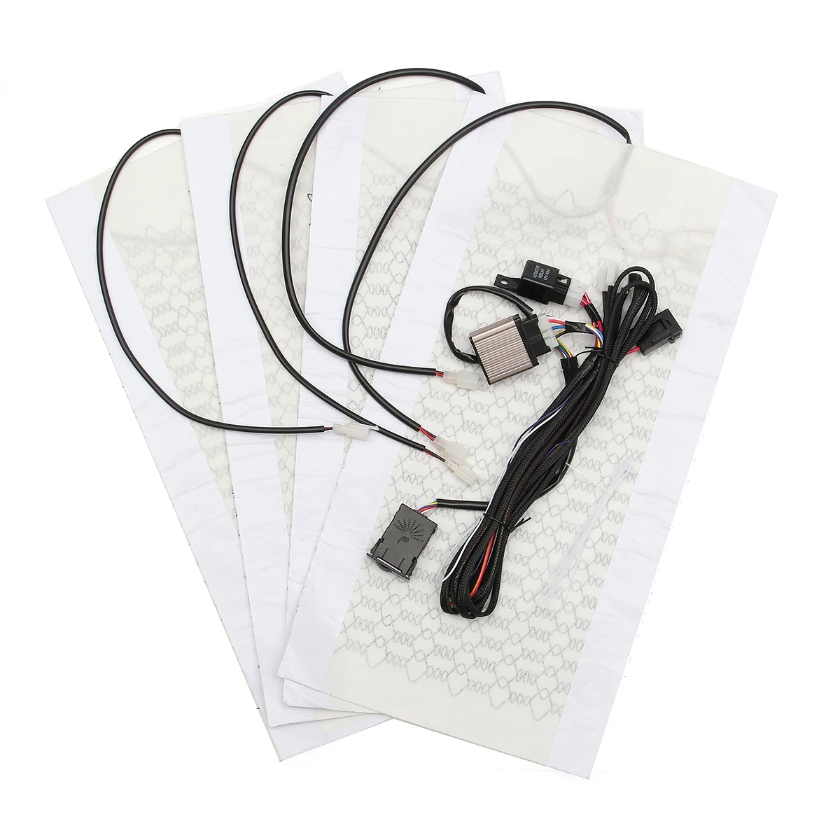 2 сиденья 4 колодки Универсальный подогреваемый подогрев сидений из углеродного