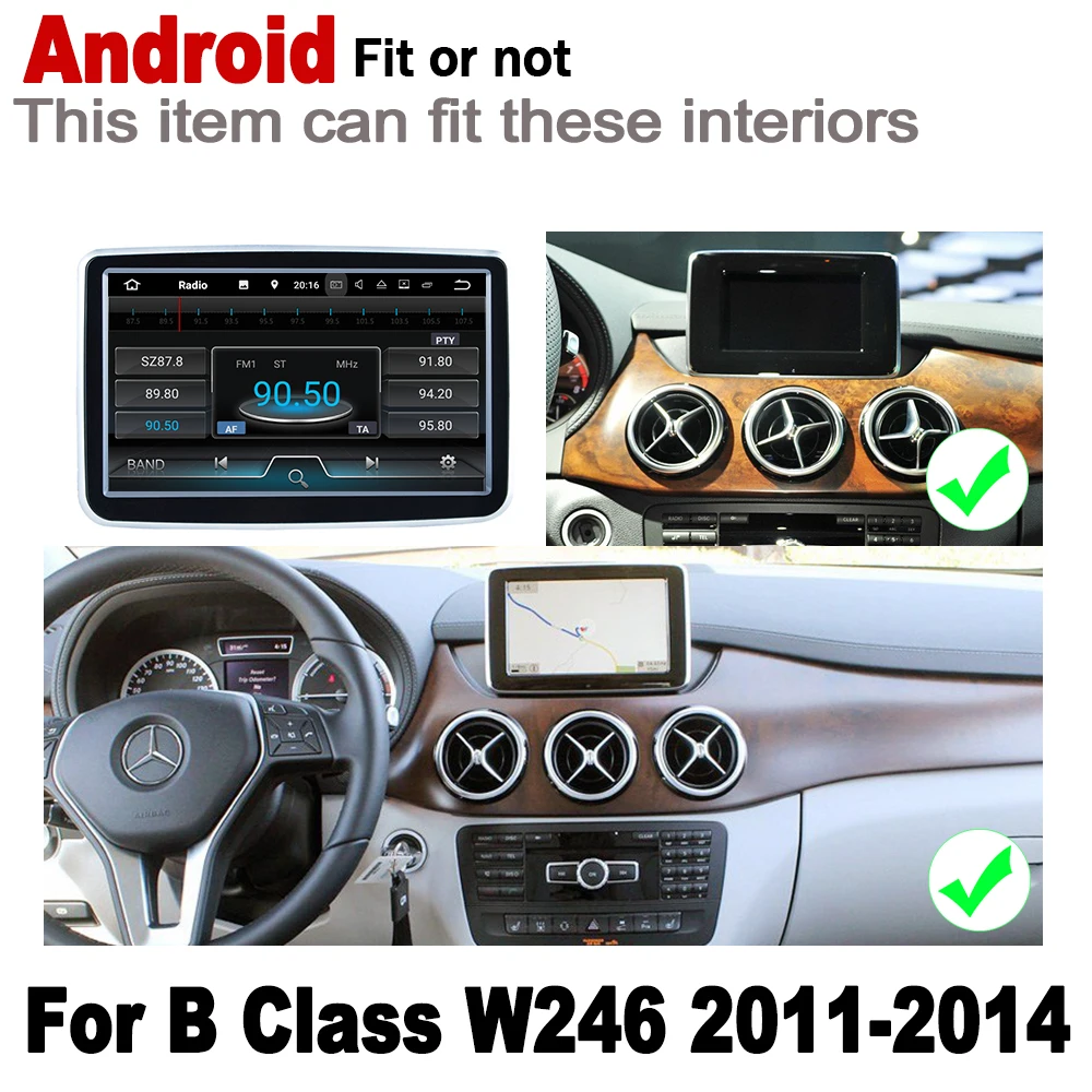 Автомобильный мультимедийный плеер NTG стерео экран Android GPS Navi карта для Mercedes Benz B