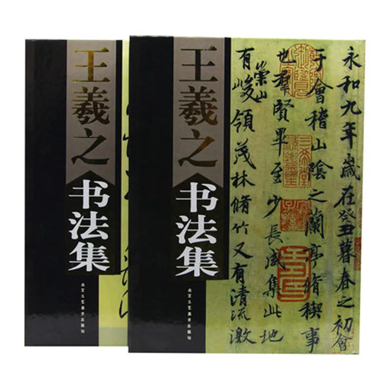 2 шт./компл. набор кистей для письма с китайскими чернилами Wang Xizhi книга