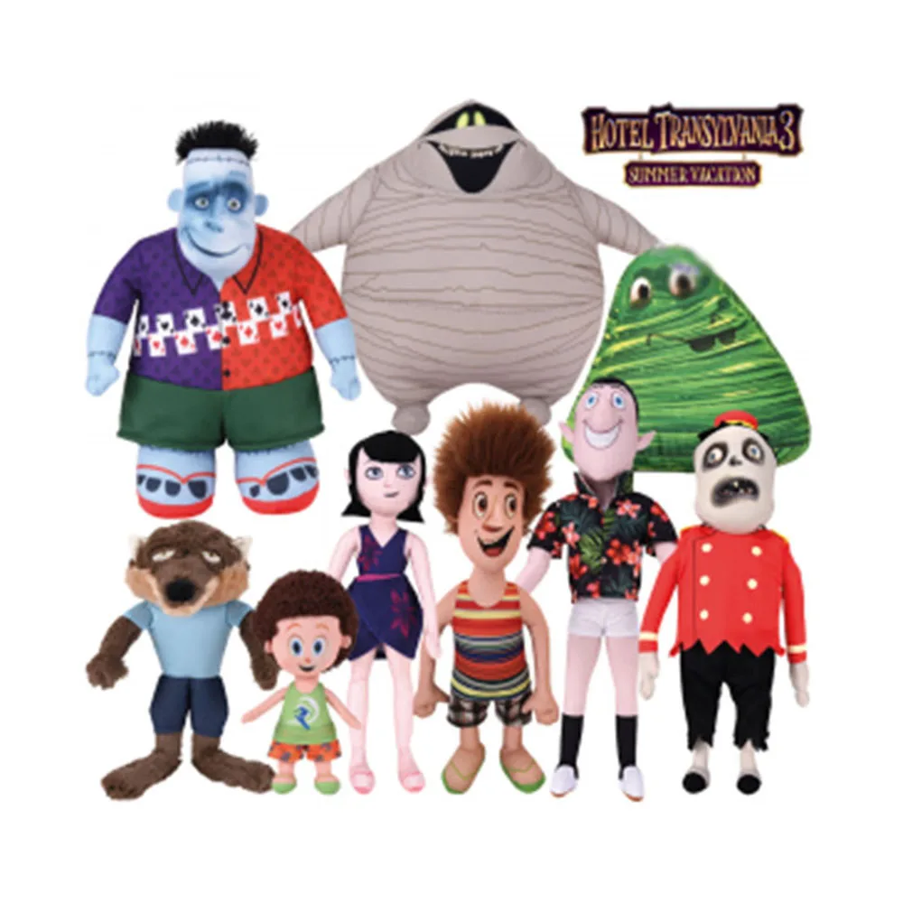 Отель Трансильвания 3 летние каникулы Дракула Джонатан Мавис Фрэнк плюшевые
