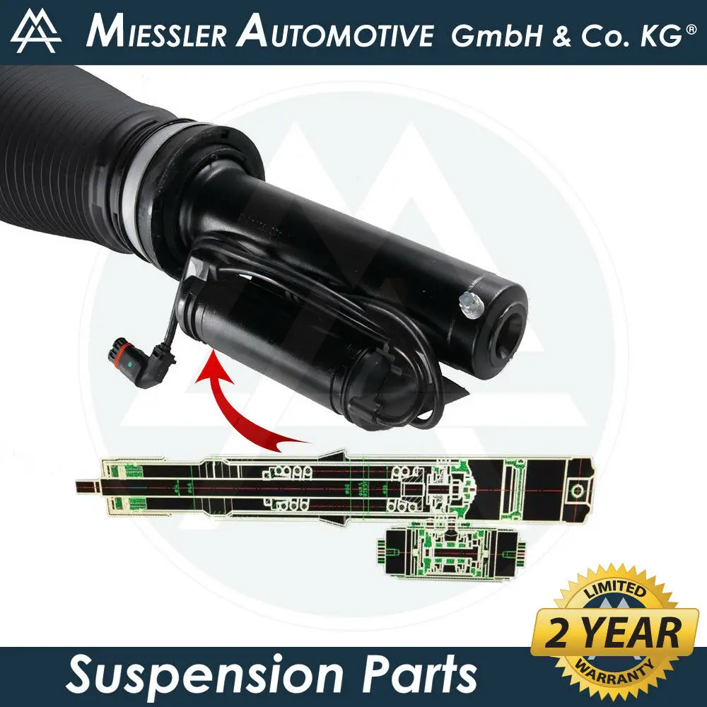 Для Mercedes S-Class W221 Новая передняя левая или правая Подвеска пневматическая