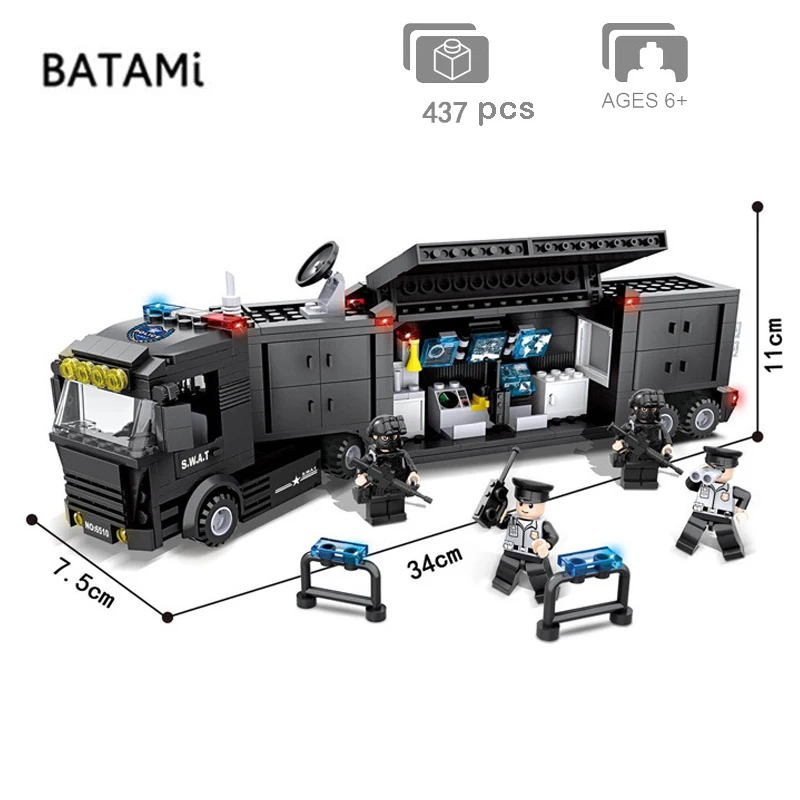 Наборы для моделирования совместимые с городским полетом патруль лодка Джип