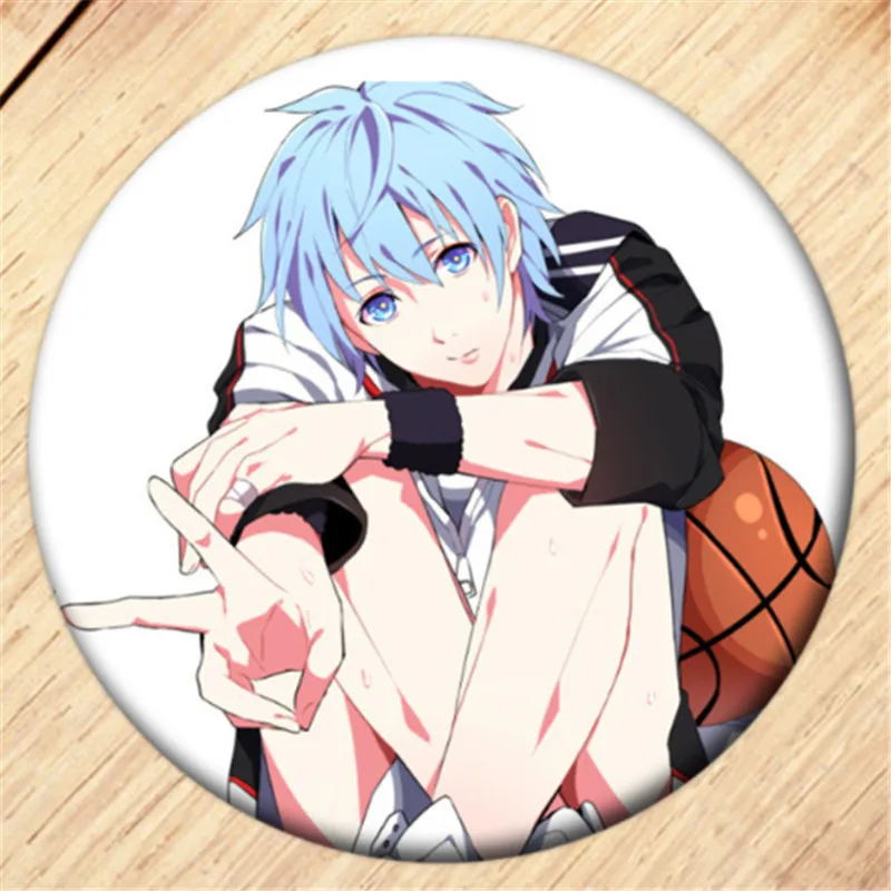 Бесплатная доставка Аниме Куроко баскетбольная брошь девушки Значки для косплея