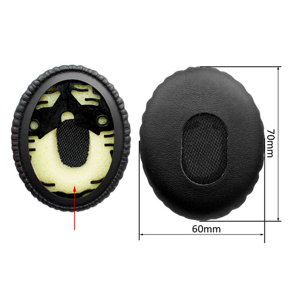 1 пара из искусственной кожи наушники амбушюры гарнитура Сменная Губка Чехлы для